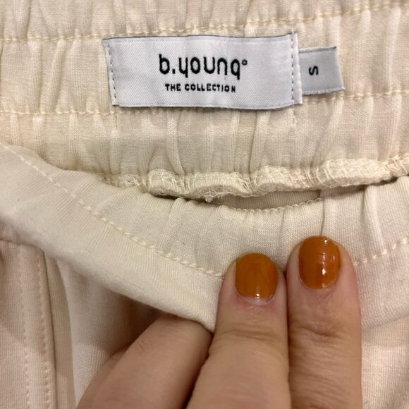 2/40$ B.YOUNG Pusti Joggers cream size small - Picture 6 of 9